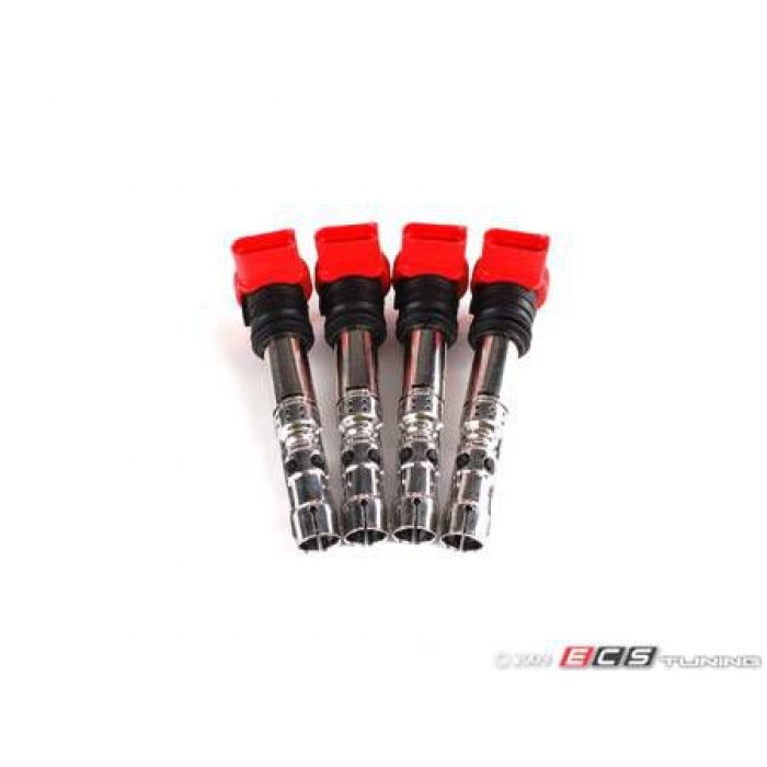 OEM VAG Red Ignition Coil Pack Set 1.8T 150/180/210/225