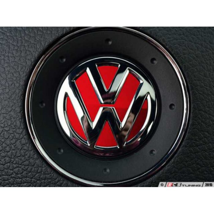 Steering Wheel Badge Inlay - Tornado Red – Golf Mk7 non GTI