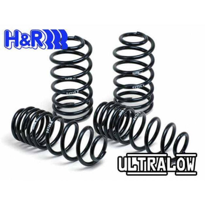 H&R Ultra Low Spring Kit - 35/55 mm - Polo Typ 6R up to 929 kg FA load, low Version 06/09>