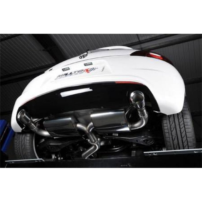 Milltek Resonated Cat-back Exhaust - Scirocco R - Dual 100mm GT100