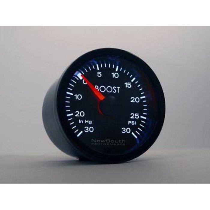 Newsouth Audi White 30inHg 30 PSI Boost Gauge