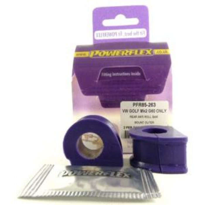 Powerflex Pack - PFR85-263 - Rear Anti Roll Bar Inner Bush 18.5mm - Golf Mk2 4WD inc G60, Rallye, Country Powerflex Pack - PFR85-263 - Rear Anti Roll Bar Inner Bush 18.5mm - Golf Mk2 4WD inc G60, Rallye, Country