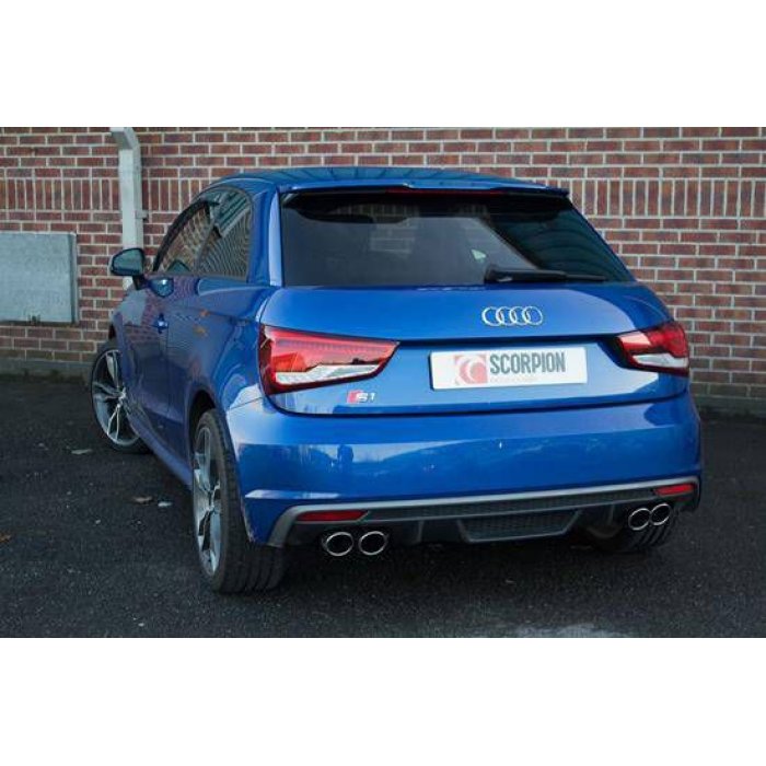 Scorpion Exhausts Cat-back system (resonated) - S1 2.0 TFSi Quattro 2014 - Current