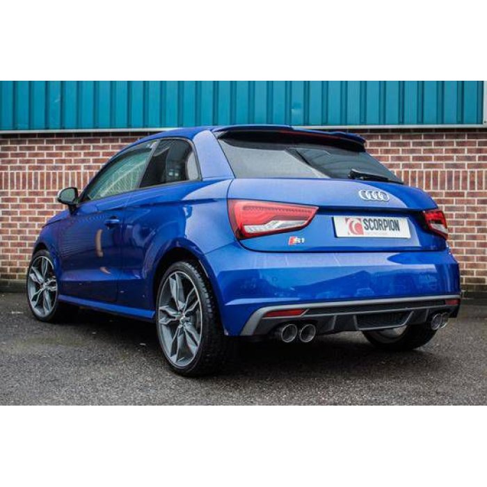Scorpion Exhausts Cat-back system (resonated) - S1 2.0 TFSi Quattro 2014 - Current