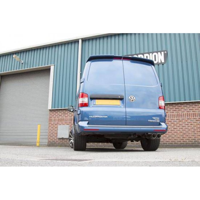 Scorpion Exhausts Cat/DPF back system (non-resonated) - Transporter T5 Transporter & Caravelle SWB & LWB 2003 - Current