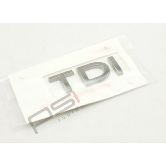 TDI Dark Chrome Badge Emblem from Jetta 5