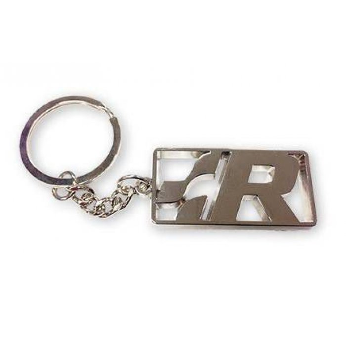 VWR R Logo Solid Metal Key Ring