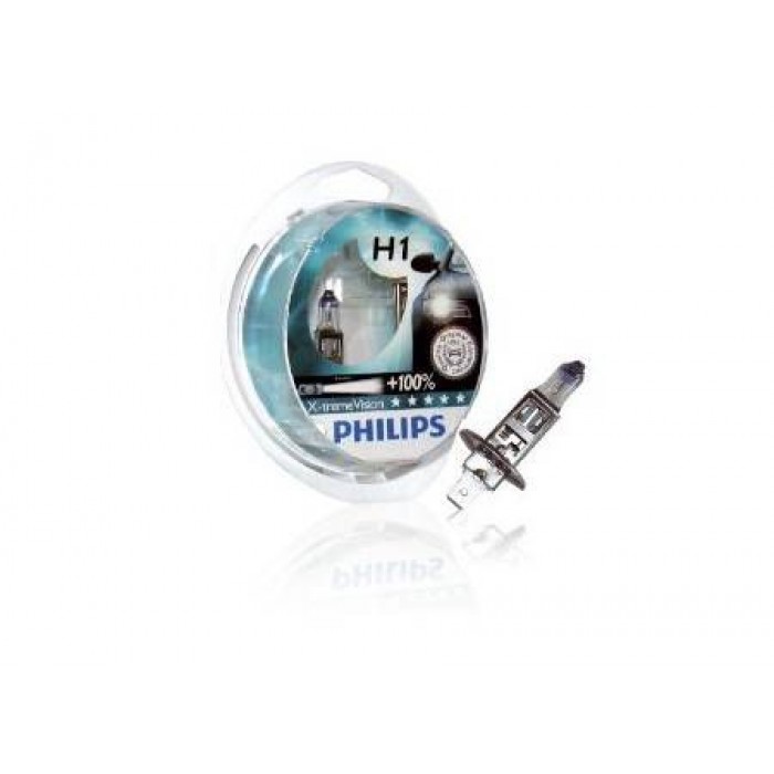 H7 Philips X-treme Vision +100 Headlight Bulbs (pair)