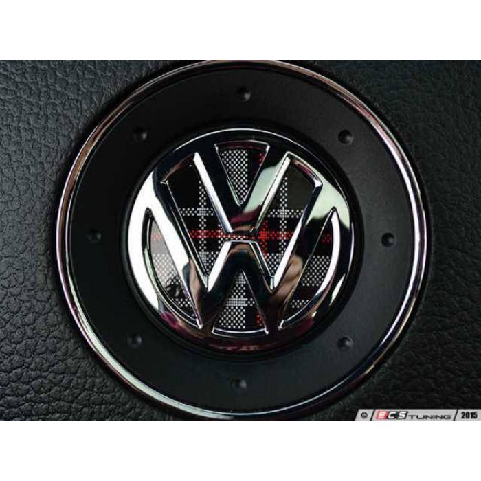 Steering Wheel Badge Inlay - MK6 GTI Plaid – Golf 5/6