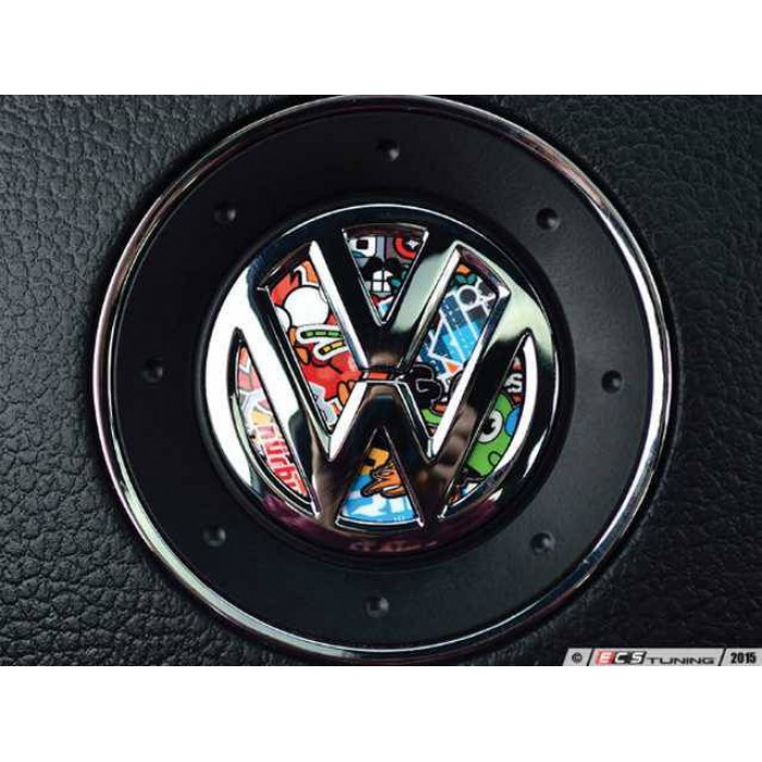 Steering Wheel Badge Inlay – Stickerbomb – Golf 5/6